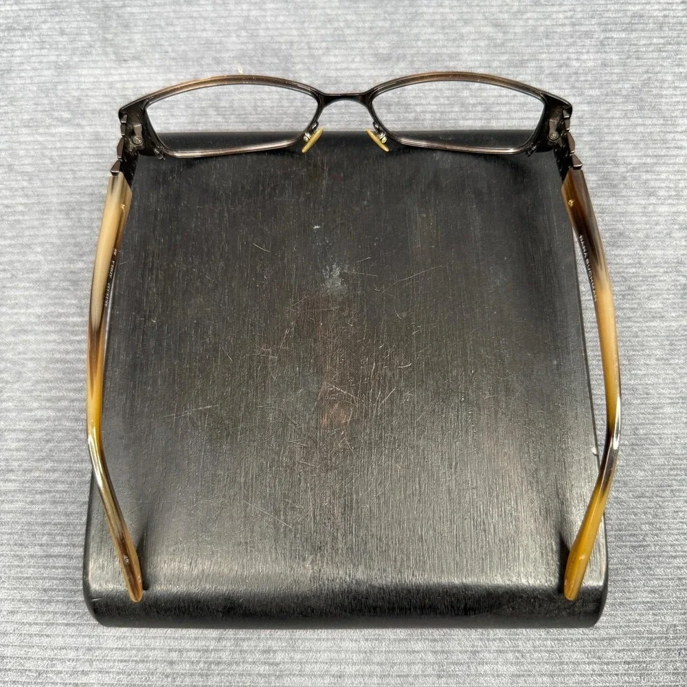 Dana Buchman Adela BR Brown Rectangular Eyeglass Frames 52-15-137 Geometric